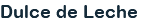 Dulce de Leche